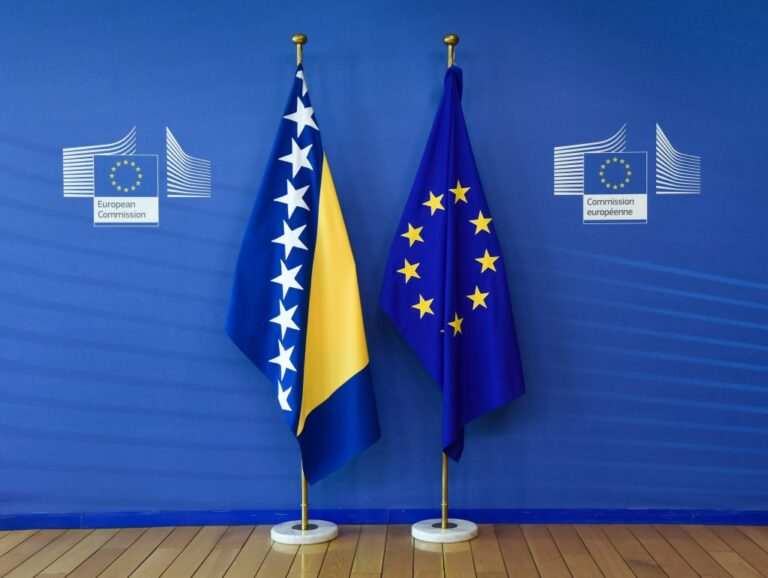 Zastava BiH i EU